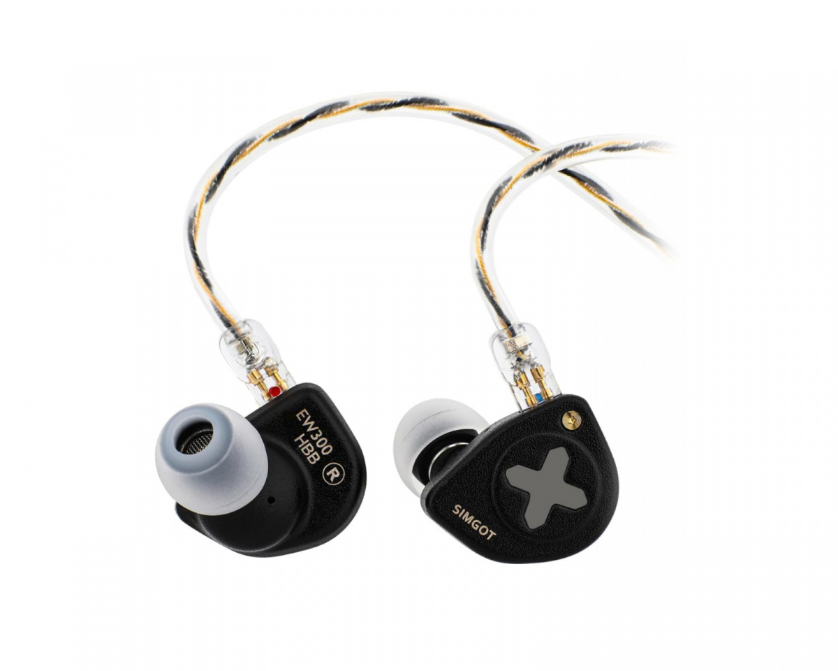 SIMGOT EW300-HBB IEM Headphones - 3.5mm - us.MaxGaming.com