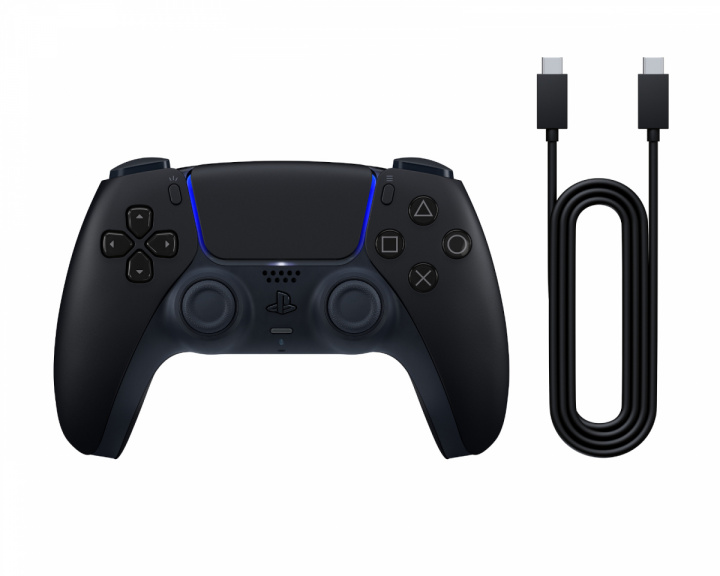 Sony PlayStation 5 DualSense V3 Wireless Controller + USB Cable for PC - Midnight Black