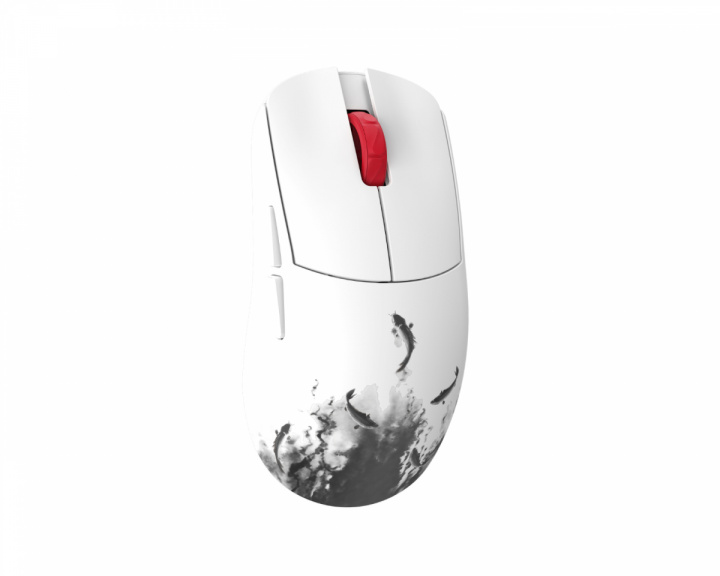  YING Magnesium Gaming Mouse - White/Black [Omron Opticals]