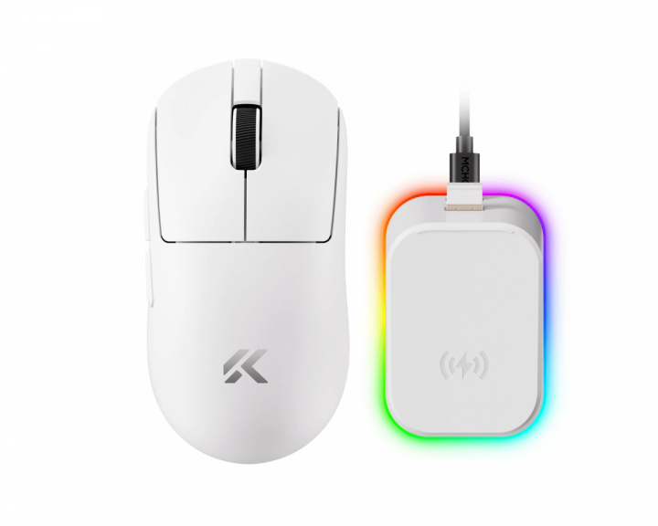  A7 V2 Ultra Plus Wireless Mouse - White