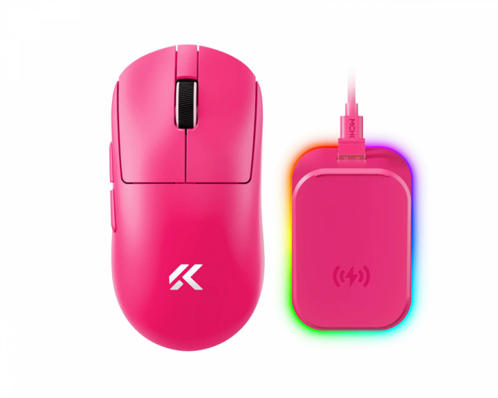  A7 V2 Ultra Plus Wireless Mouse - Rose Red