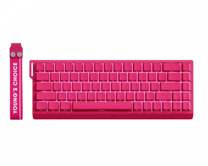  Ace 68 E-Sport ANSI Keyboard - Rose Red [Ice Rhino Magnetic]