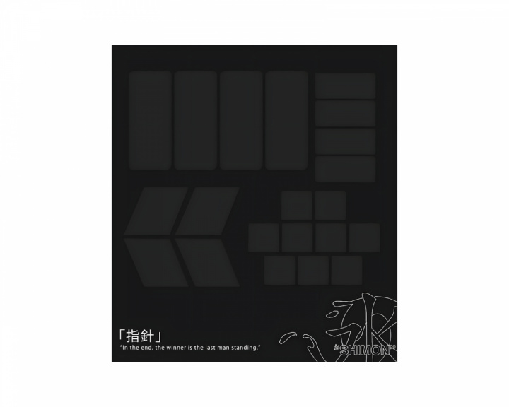  Shimon Grips - DIY Pre-Cut - Black