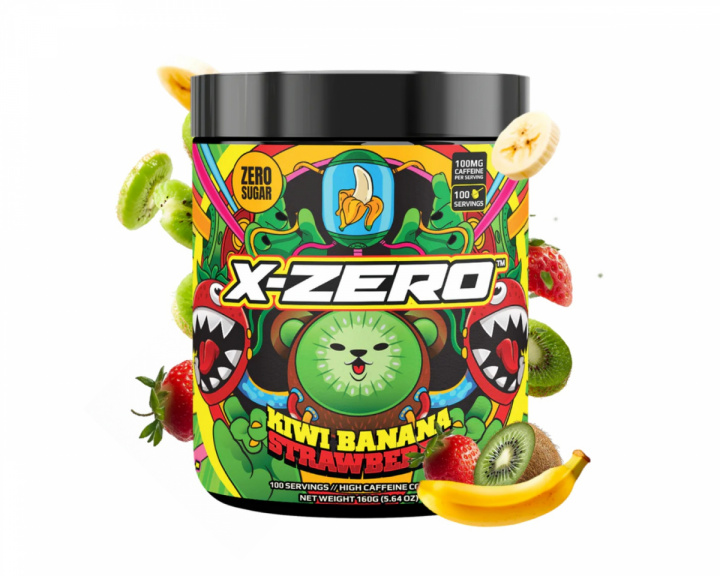 X-Gamer X-Zero Kiwi Banana - 100 Servings