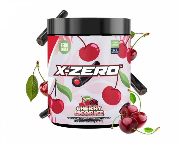 X-Gamer X-Zero Cherry Licorice - 100 Servings
