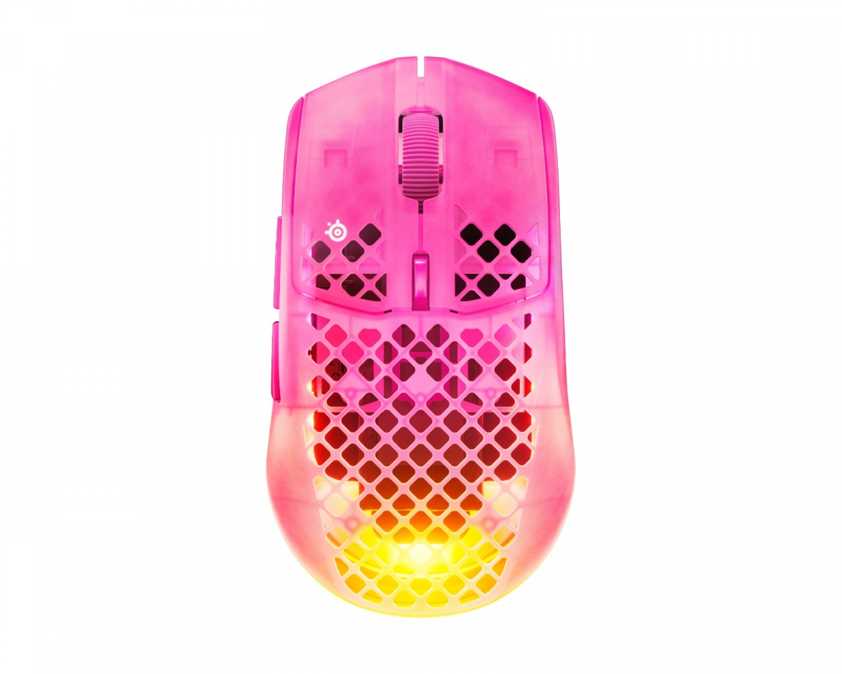 SteelSeries Aerox 3 Gen 2 Wireless Gaming Mouse - Magenta Haze