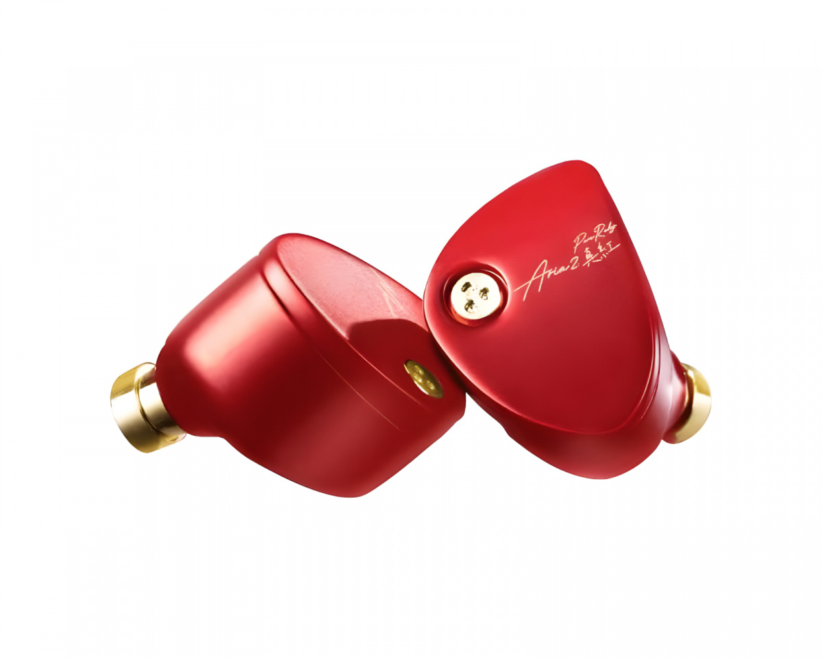 MoonDrop Aria 2 IEM Headphones - Red - us.MaxGaming.com