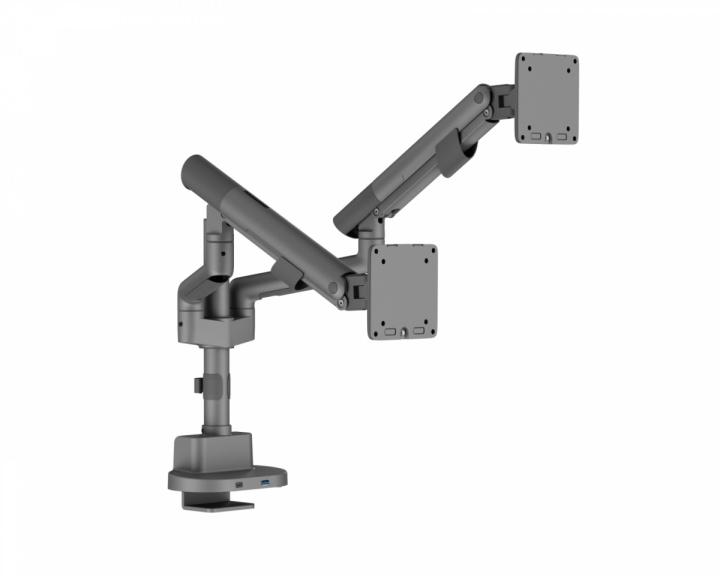  Monitor Arm with USB-A & USB-C Ports - 2 Monitors - 17-35