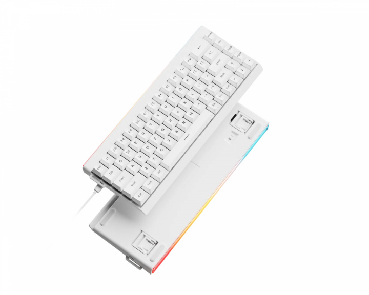  DK68 Magnetic HE ANSI Keyboard [Gateron Wuji] - White