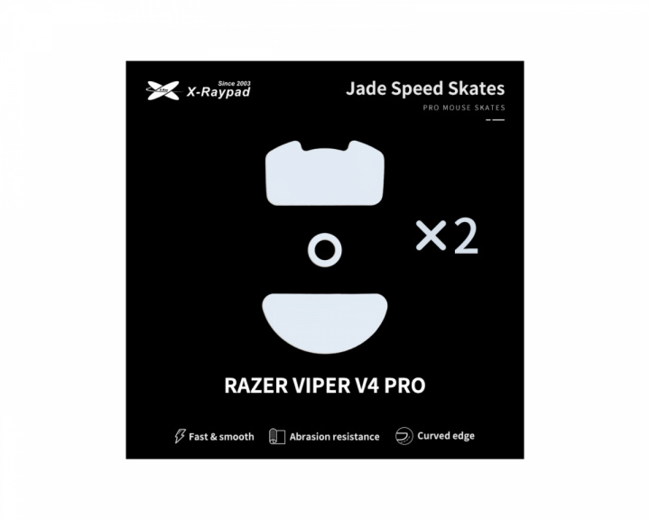 X-raypad Jade Mouse Skates for Razer Viper V4 Pro