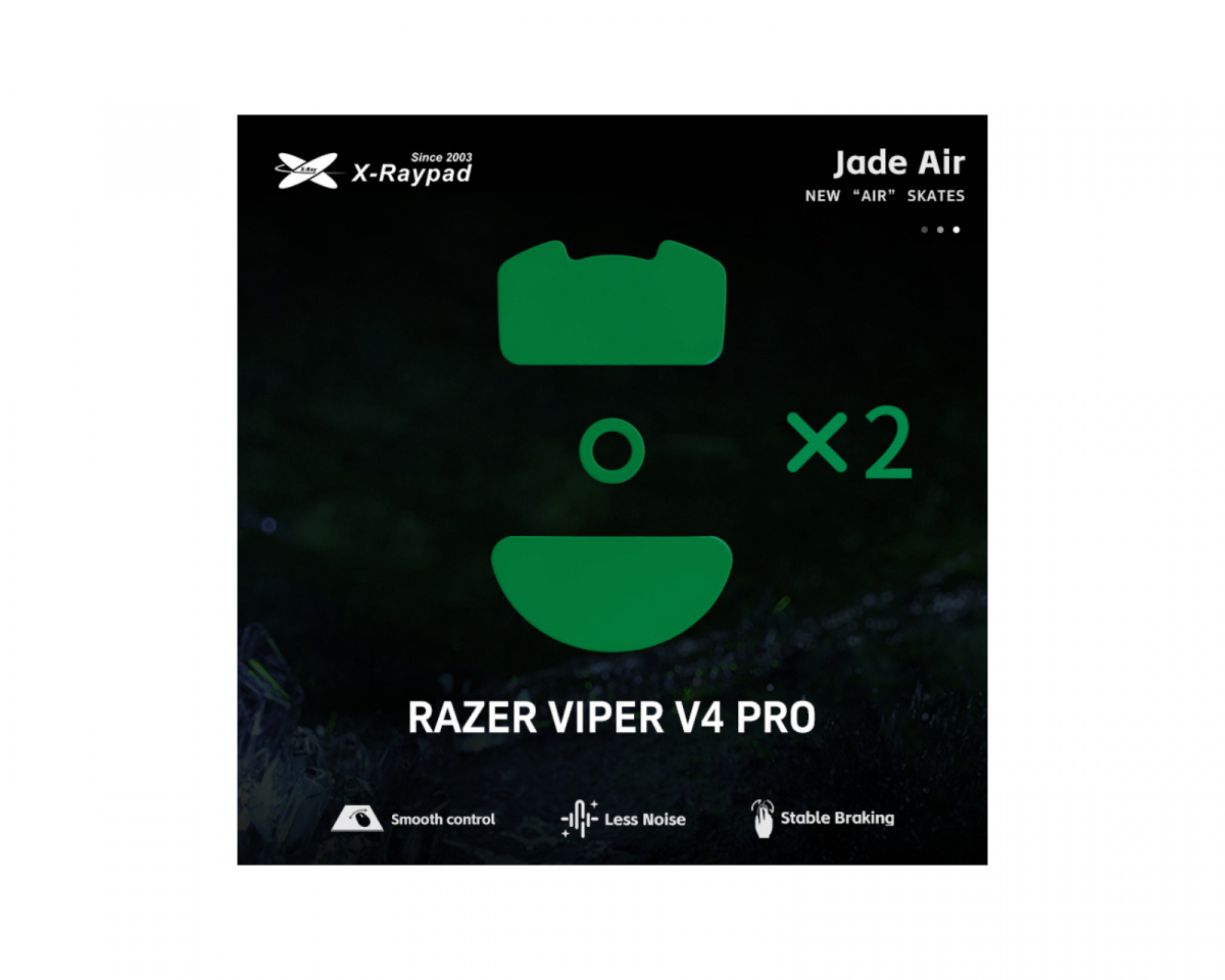 X-raypad Jade Air Mouse Skates for Razer Viper V4 Pro - us