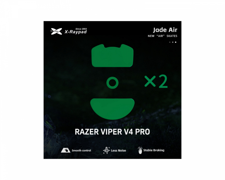 X-raypad Jade Air Mouse Skates for Razer Viper V4 Pro