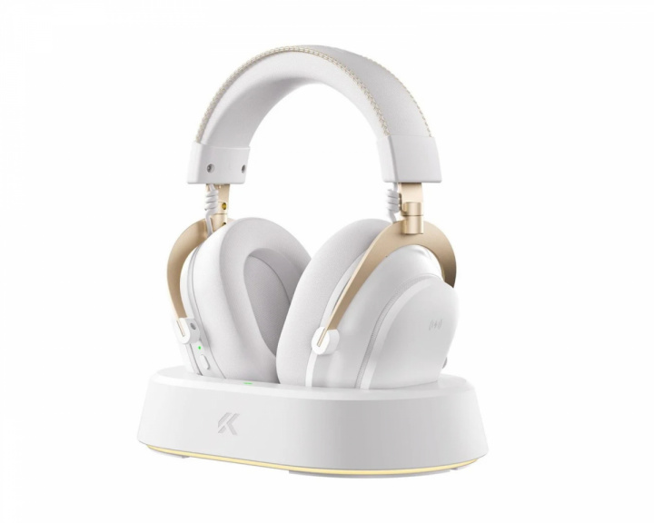  V9Turbo Wireless Headset - White Gold