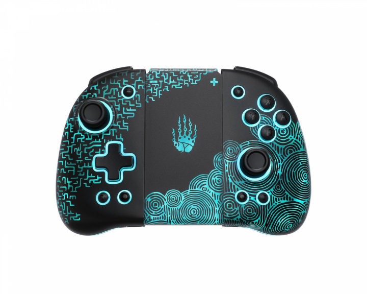  Luminous Wireless Joy-Pad with Charging Grip for Nintendo Switch - Zonaite Black