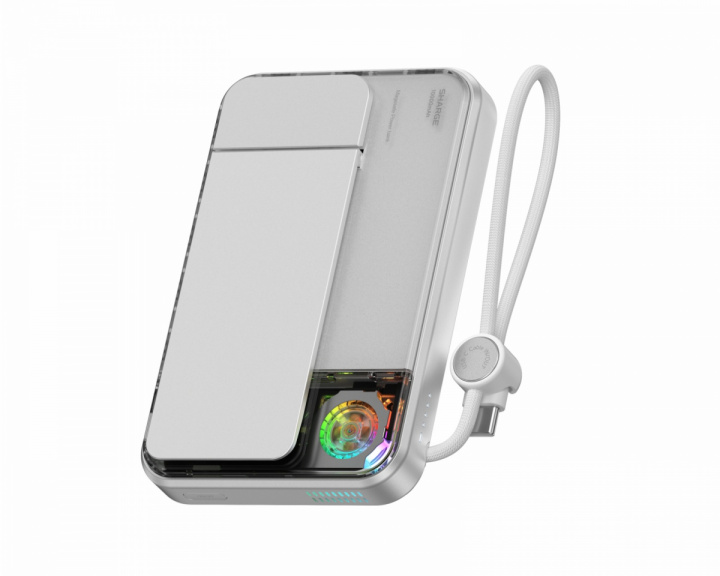  ICEMAG 3 Qi Wireless Magnetic Power Bank 10,000 mAh - White