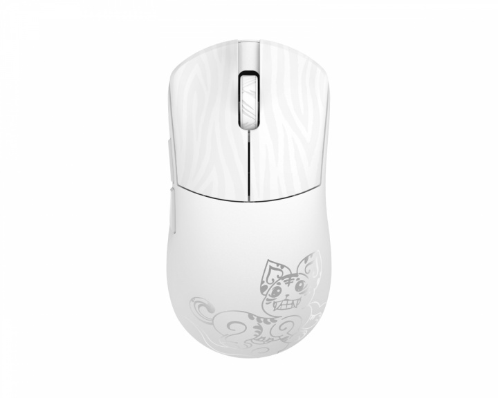  Huan M x Xi'an Museum Magnesium Wireless Gaming Mouse - White/Silver - Limited Edition