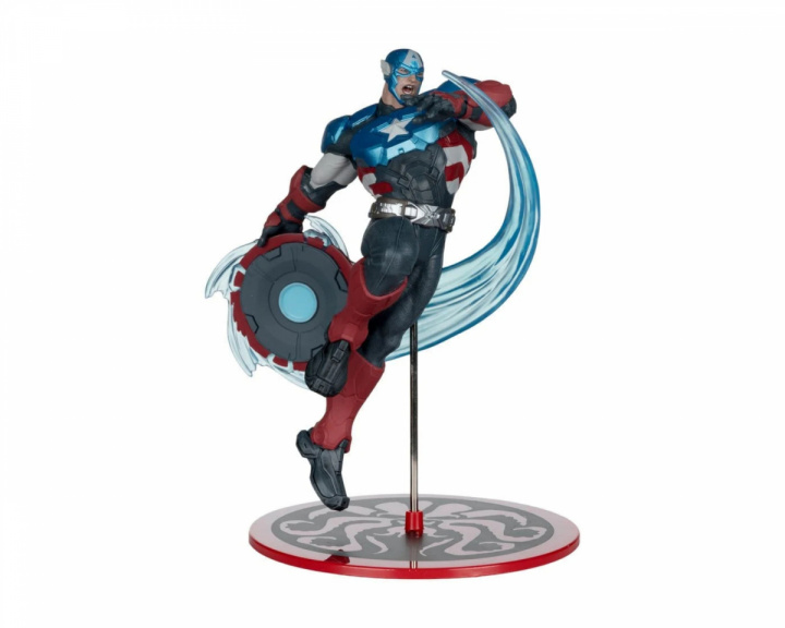  Marvel Rivals Collection 1/10 Action Figure Captain America 20 cm