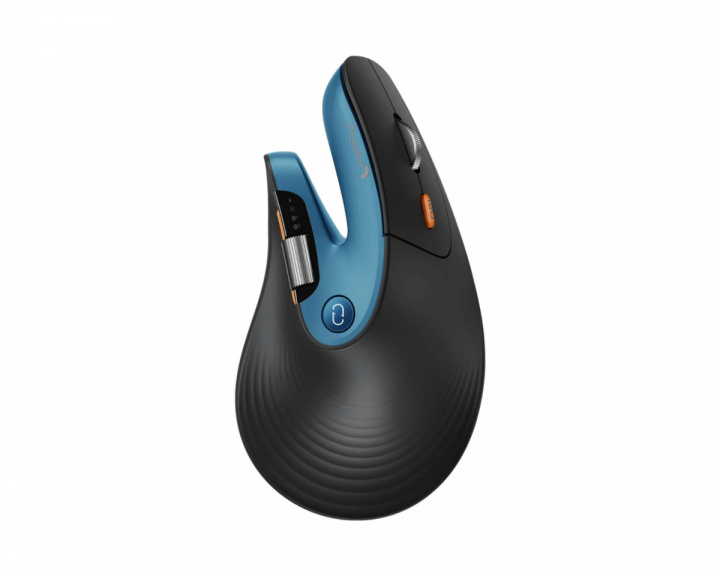  EM11 Pro Ergonomic Vertical Mouse - Black/Blue