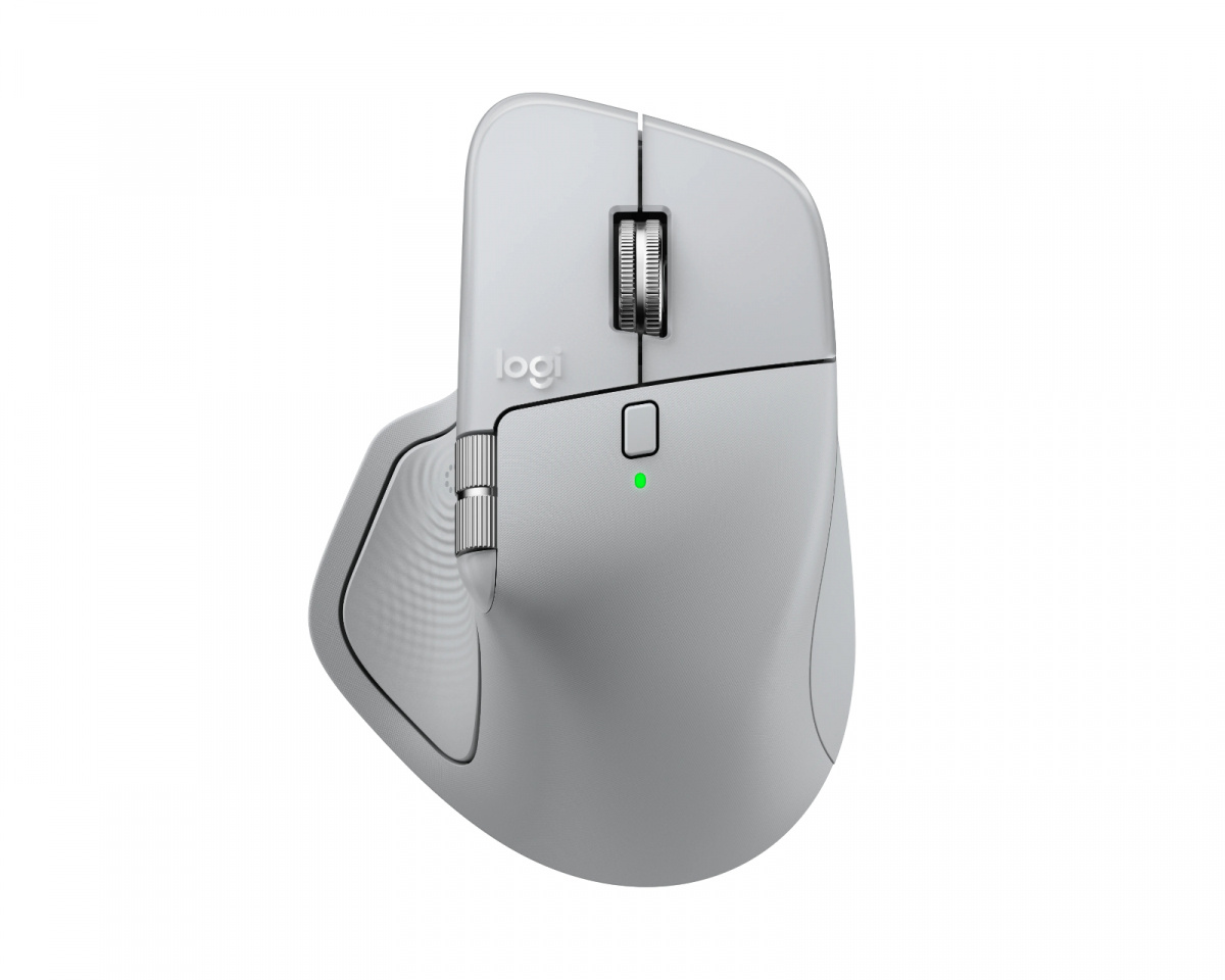 【新品未使用品】Logicool　MX Master 4 ペールグレー Logitech MX Master 4 Ergonomic Wireless Mouse - Pale Grey - us