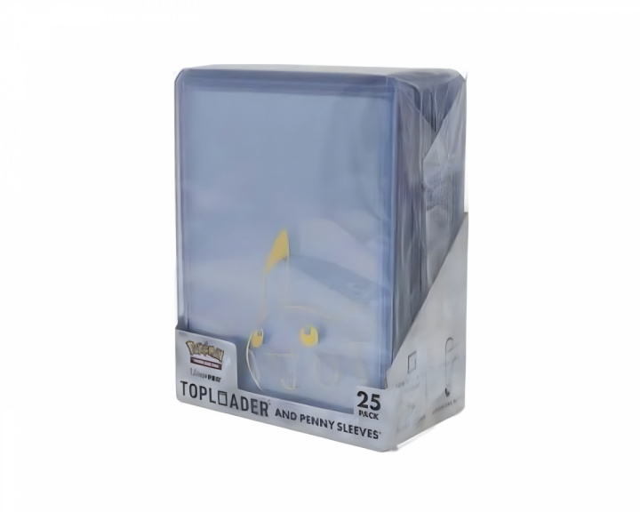  Pikachu Toploader and Penny Sleeves Combo (25 Pack)