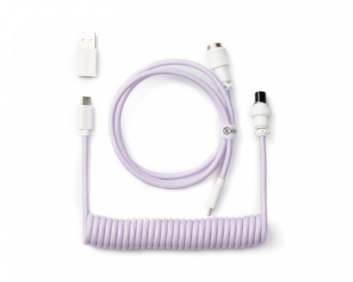  Coiled Aviator Cable Straight 8K - Light Purple