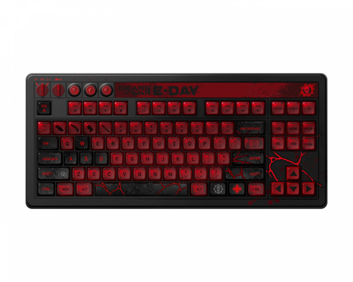  Retro 87 Mechanical Keyboard ANSI - Gears of War E-Day Edition