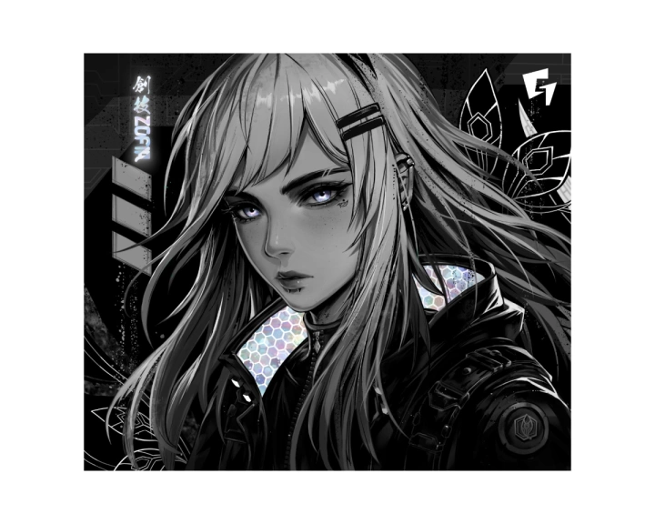 GLSSWRKS Iridescent Zofia Glass Mousepad - Limited Edition