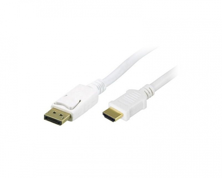 Delock DisplayPort Cable 1.4 (4k/8k) - Downwards Angled - Black - 3m