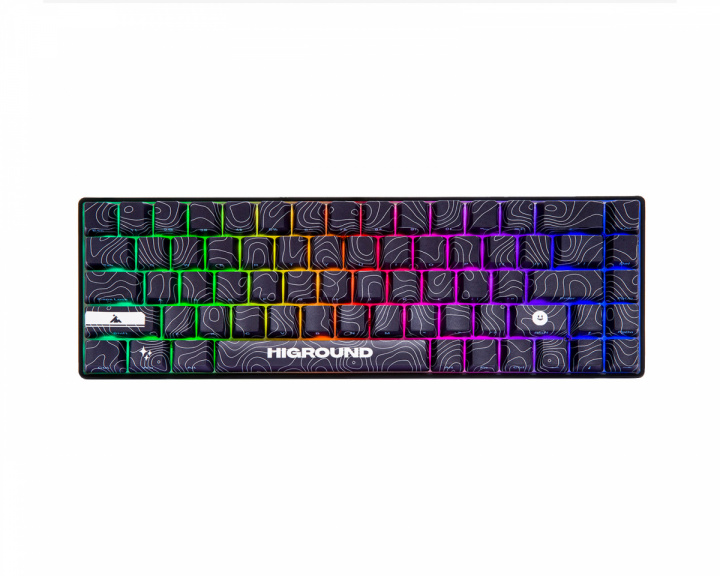 Higround BLACKICE Base 65 Hotswap Gaming Keyboard - ANSI [White Flame] (DEMO)