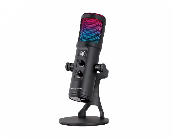 Deltaco Gaming USB Gaming Microphone RGB - Black  (DEMO)