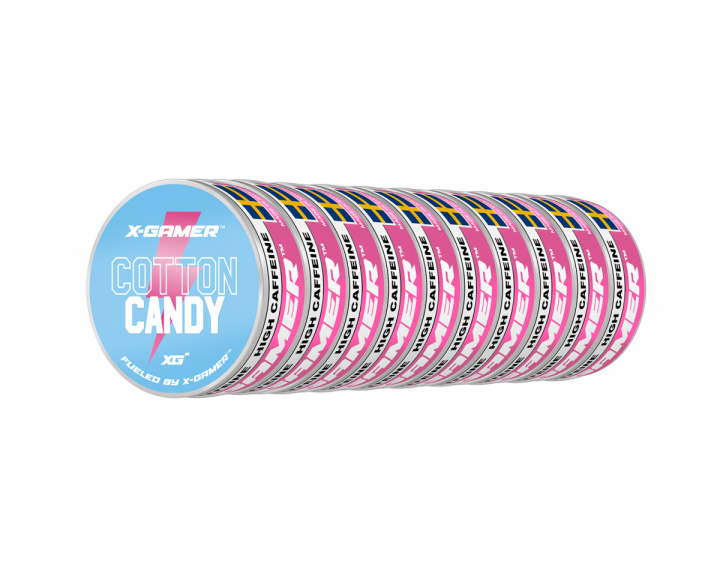 X-Gamer Pouch Energy - Cotton Candy (10-Pack)