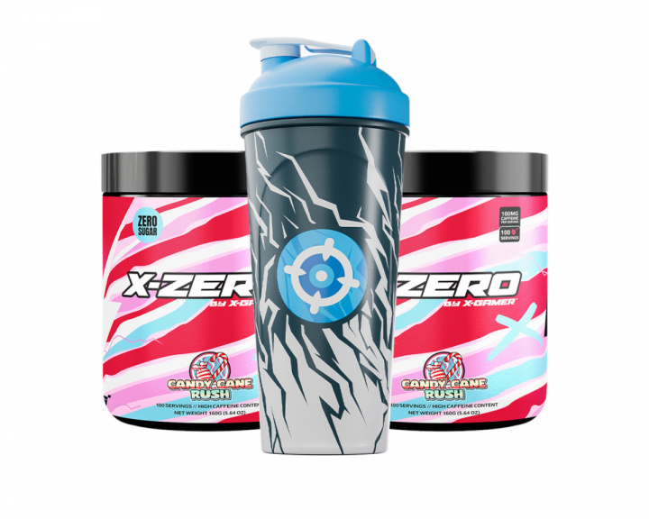 X-Gamer X-Zero Candy Cane Rush - 2 x 100 Servings