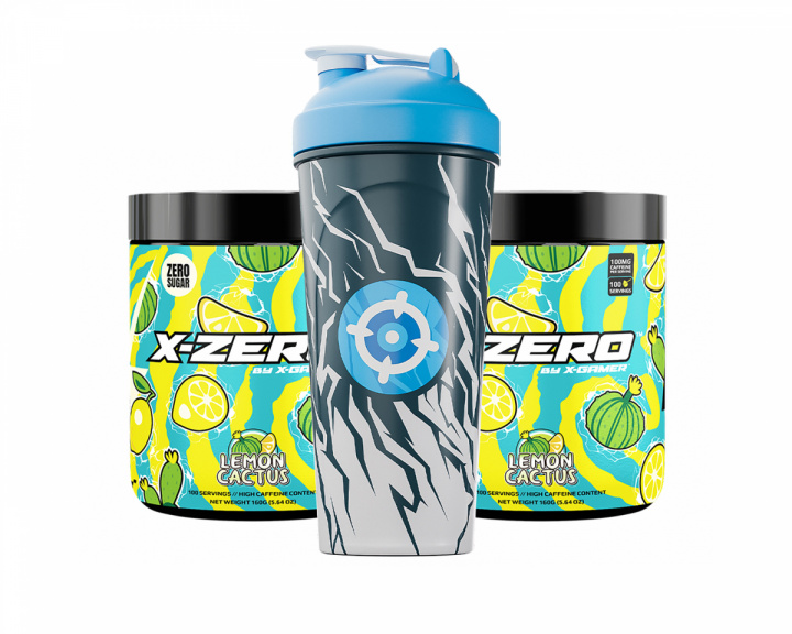 X-Gamer X-Zero Lemon Cactus - 2 x 100 Servings