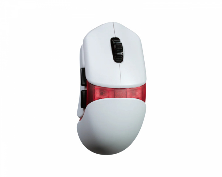  Pathfinder Wireless Gaming Mouse – White + Core Body – Mars Red