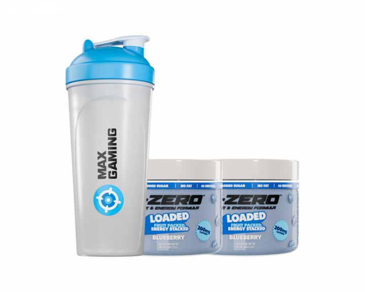 X-Gamer X-Zero Loaded Blueberry - 2 x 40 Servings + Shaker