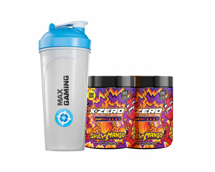X-Gamer X-Zero Spicy Mango - 2 x 100 Servings + Shaker