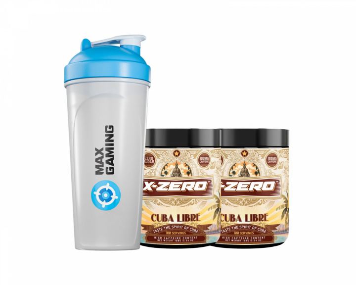 X-Gamer X-Zero Cuba Libre - 2 x 100 Servings + Shaker