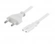Power cable 1m White