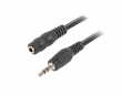 Audio Cable Extension 3.5mm 3Pin 1.5m Black