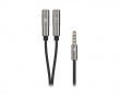 Headset & Sound Adapter 4-pin 3.5mm to 2x3.5mm