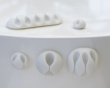 Cable Clips Tidy 10-pack White