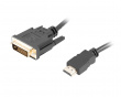 HDMI to DVI-D Dual Link Cable (1.8 Meter)