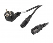 Power Cable Split 2x C13 (2 meter) Black