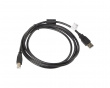 USB-A to USB-B 2.0 Cable Black (3 Meter)