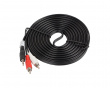 Audio Cable 3.5mm to 2xRCA (1.5 Meter) Black