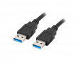 USB-A to USB-A 3.0 Cable (m/m) Black (1 Meter)