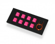 8-Key Rubber Double-shot Backlit Keycap Set - Neon Pink