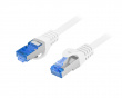 15 Meter Cat6A FTP LSZH CCA Network Cable White + Fluke Passed