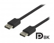 DisplayPort Cable 8K Black (1.5m)