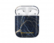 Airpods Case Black Galaxy Marble